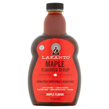 Lakanto Maple Flavored Syrup, 13 fl oz, 8 pack (The Best Maple Syrup In Canada)