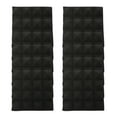 thumbnail image 3 of Miangastore Traitement Acoustique Mural Forme Pyramide Noir Lot de 12 9.8X9.8X2in, 3 of 9