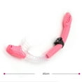 thumbnail image 2 of OUNONA Masques de Plongée en Apnée Adultes Silicone Rose Champ de Vision Maximal 1 Ensemble pour Plongée en Apnée, 2 of 7