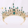thumbnail image 2 of NAMZI Wedding Tiara for Bride Princess Tiara Headband Bridal Crown,Crystal Rhinestone Hair Jewelry Decor for Queen Girl Bride Birthday Prom Wedding Pageant Halloween Costume Party(White), 2 of 2