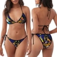 thumbnail image 3 of Lsque Scooby-Doo Pattern Women Two Piece Swimsuit Sexy Swimwear Halter String Triangle Bikini Sets, 3 of 6