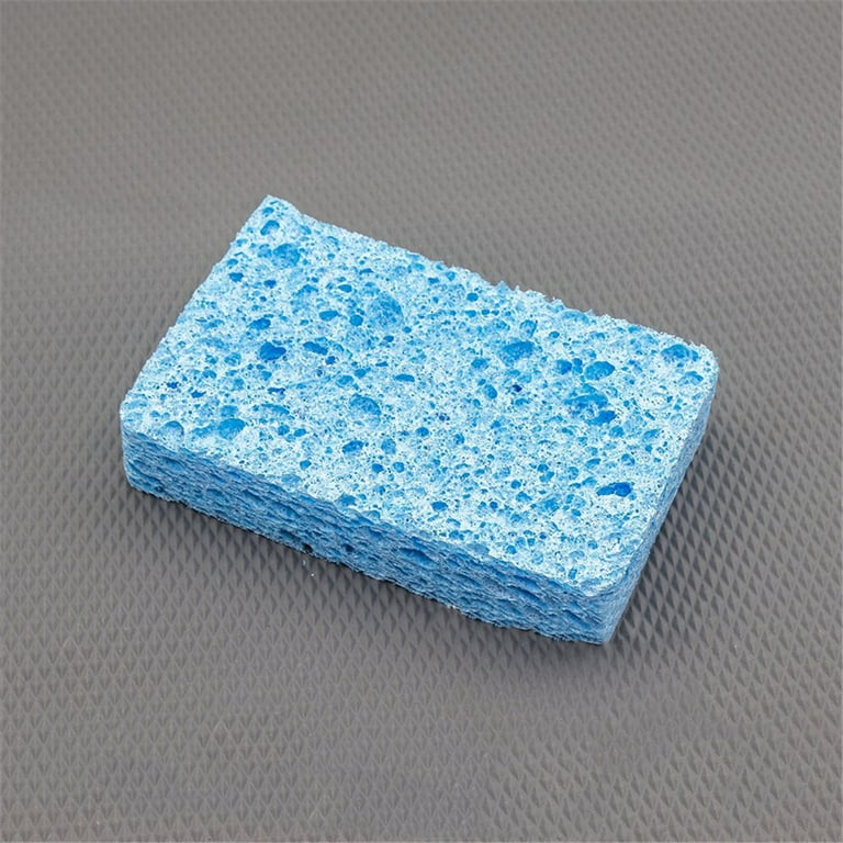 Cellulose Sponges Heavy Duty Scrub Kitchen Sponge Clean Tough Messes Without Scratching Sponges Kitchen 1 Pack
