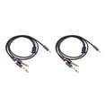 thumbnail image 1 of Cable de audio Methold Dual RCA Giratorio 1M Antioxidante Carcasa de aleación de aluminio, 1 of 5