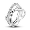 thumbnail image 1 of 925 Silver Stackable Vintage Leaf Ring For Women Crystal S925 Bowknot Rings Original Finger Rings Anniversary Retro Jewelry YFR160 8, 1 of 6