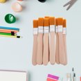thumbnail image 4 of BESTYASH Back to School 10pcs Trim Paint Brush Kit With Wood Handle For Painting Baseboards And Edging, 4 of 8