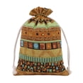 thumbnail image 1 of Bolsa de regalo con cordón vacío, bolsa decorativa para dulces, organizador de azúcar para galletas y aperitivos, fiesta de boda reutilizable Almacenamiento y organización del hogar Amarillo 13x18CM Wosthever HA071684-02, 1 of 6