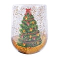 thumbnail image 1 of Multipurpose Double Glass Christmas Cup Anti-scald Star Cup Sequins, 1 of 8