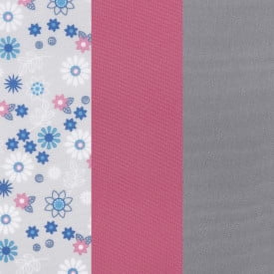 Baby Trend Nursery Den Playard With Rocking Cradle, Daisy Pink
