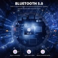 thumbnail image 6 of Wireless Bluetooth Headphones, TSV Bluetooth 5.0 Earbuds, Touch Control In-Ear Earphones with Noise Cancelling Mic Microphone, Charging Case Compatible with iPhone Android, White, 6 of 11