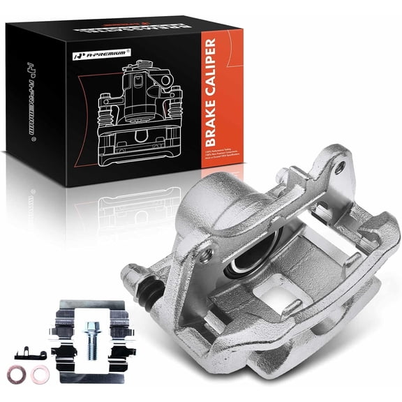 A-Premium Brake Caliper with Bracket Compatible with Chevy Cobalt 2007-2010 Pontiac G5 2007-2009 with 16 inches Wheels Front Driver Side
