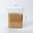thumbnail image 3 of CAROOTU Réservoir de Stockage Scellé Carré Durable pour Cuisine Ménagère Boîte de Rangement Transparente, 3 of 7