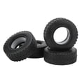 thumbnail image 2 of 4Pcs 1.55 Inch Soft Rubber Wheel Tires for Tamiya CC01 LC70 LC80 1/18 Air UTB18 Capra Remote Control Car Upgrade Part, 2 of 8