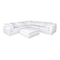 thumbnail image 5 of Moe's Home Collection Clay Ottoman Livesmart Fabric - Color:White-Color:White, 5 of 6