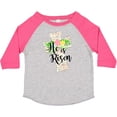 thumbnail image 3 of Inktastic He is Risen Cross with Script and Flowers Boys or Girls Toddler T-Shirt, 3 of 5