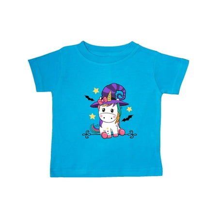 

Inktastic Halloween Girls Unicorn Witch Outfit Gift Baby Girl T-Shirt