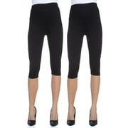 Women’s Maternity Over The Belly Capri Crop Support Leggings