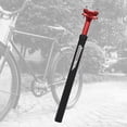 thumbnail image 3 of Bicicletas de sillín ajustable Amortiguador Poste de amortiguador 27, / 28,6 mm / 30,4 mm / 30, / 31,6 mm Poste de asiento de aleación de 272 mm rojo Sharpla Tija de sillín de bicicleta, 3 of 8