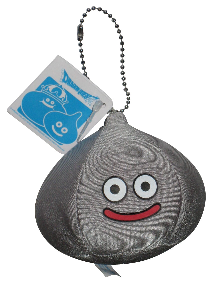 Dragon Quest AM SquareEnix Japan Metal Slime Plush Keychain