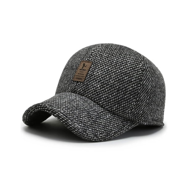 Gorra de béisbol Qarigey cálida de otoño para hombre algodón hebilla ajustable AP013114-03