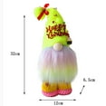 thumbnail image 4 of Happy Gnome Adorno Gnomos Verano Cumpleaños Hecho a Mano Decoración y Colgantes, 4 of 7
