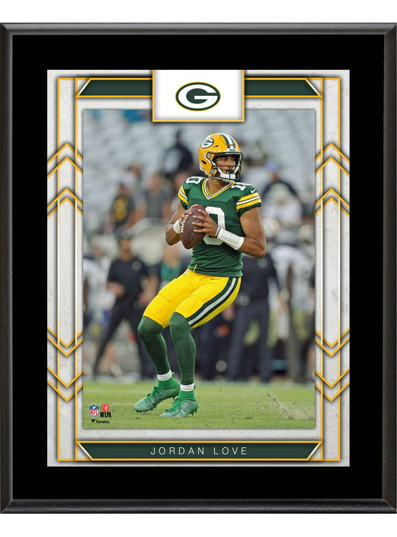 Jordan Love Green Bay Packers 10.5" X 13" Sublimated Player Plaque
