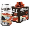 Rationale Brewing Non-Alcoholic Hazy IPA, 6 Pack, 12 fl oz Cans, Premium Craft Non-Alcoholic Beer, Zero Alcohol, Low Calorie, Award Winning Non-Alcoholic Drink Alternative