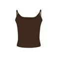 thumbnail image 3 of EHTMSAK Fitted Crop Tank Tops for Women Spaghetti Straps Square Neck Ribbed Teen Girl Junior Racerback Sleeveless Y2k Camisole, 3 of 4