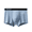 Medium Blue, variant on LYMAYTER Male Cotton Boxers Briefs for Men Breathable Underwear Anti-Bacterial Comfort Briefs L-3XL