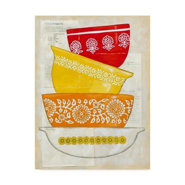 Trademark Fine Art 'Retro Ware I' Canvas Art by Chariklia Zarris