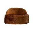 thumbnail image 1 of Men Winter Solid Color Imitation Fur Hat Thickened Warm Plush Hat Coldproof Windproof Outdoor Hat Fashion Accessories, 1 of 10
