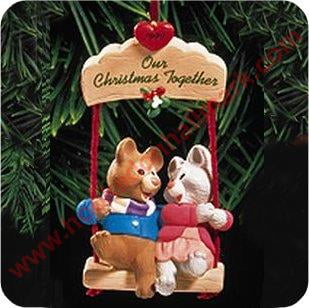 OUR CHRISTMAS TOGETHER ~ 1999 Hallmark Keepsake Ornament ~ New