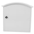 thumbnail image 4 of AURARMLET 1Pack Wall Mount Mailbox with Lock Lockable Plastic White for Office, 4 of 8