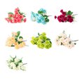 thumbnail image 4 of Injueey 4X flores artificiales de imitación de plantas para el hogar, accesorios multiusos para el hogar, decoraciones para festivales, Decoración Vino rojo, 4 of 6