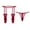 Wine red, variant on Sexy Low Waist See Through G-string and Suspender Belt and Stockings for Women