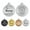 Silver, variant on Personalized Dog Tags and Cat Tags, Stainless Steel Pet Disc, Custom Name ID Tags, Laser Engraved On Both Sides, Multiple Colors