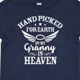 thumbnail image 4 of Inktastic Handpicked for Earth by My Granny in Heaven with Angel Wings Boys or Girls Baby T-Shirt, 4 of 5