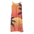 thumbnail image 6 of yievot Summer Dresses for Women Beach Cover Up Floral Tshirt Sundress Sleeveless Casual Loose Tank Dress, 6 of 6