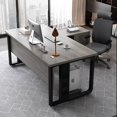 thumbnail image 2 of Standing Storage Office Desk Reception Drawers Executive Floor Computer Desks Luxury European Mesa De Computador Home Furniture My Lux Decor Round, 2 of 34