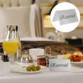 thumbnail image 2 of Shisuyan Reserved Table Signs Stainless Steel 1Pack 3.93X2.36X1.97in, 2 of 8