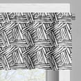 thumbnail image 5 of Ambesonne Black and White Valance & Curtain, Classic Ink Art, 55"x30", Black White, 5 of 6