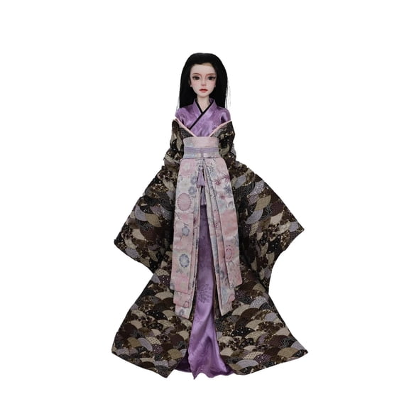 Finni Bjd Doll 1/3 Resin Fullset Art Figure Dolls Kimono Japanese Girl 1/3 Bjd Clothes Action Figure