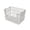 B, variant on SUS304 Stainless steel Organizer Storage Bin Baskets for Bathroom - Kitchen Storage Metal Wire Fruit Basket - Space Saving Design for Pantry Organization （Silver）