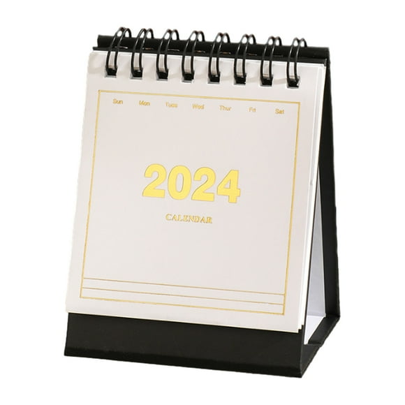 Mini Desk Calendar 2023 2024 July 2023 to Dec 2024 Standing Flip Monthly Calendar Desk Calendar for School Home Office
