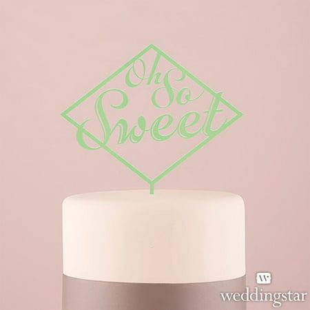 Weddingstar 4464-30 Oh So Sweet Acrylic Cake Topper - Daiquiri (Best Dark Rum For Baking)