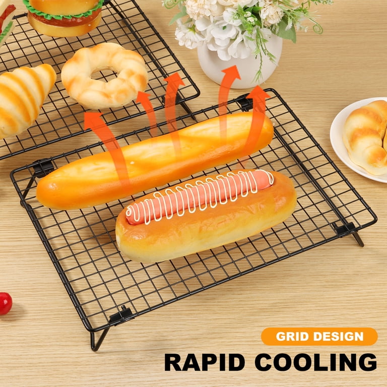 FVKRNYZ Stackable Nonstick Cooling Rack, 2-Pack photo 7
