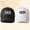 Black+White, variant on 2-Pack Vintage Washed Soft Top Baseball Cap with Letters 'Dad' And 'Mom' for Men And Women, Unisex Outdoor Dad Mom Hats, Adjustable Size