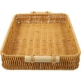 thumbnail image 4 of PAMINGONO Vintage Khaki Woven Basket 1Set for Rustic Kitchen and Home Storage and Display, 4 of 8