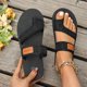 thumbnail image 5 of WILLBEST Sandalias De Playa Para Mujer, Informales, Con Punta Abierta, Planas, Cómodas, Para Playa, 5 of 7