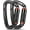 2PCS-25KNA, variant on UIAA Certified 25KN Auto Locking Climbing Carabiner Clips, Twist Lock, and Heavy Duty Carabiners for Rock Climbing, Rappelling, and Mountaineering, D Shaped 3.93 Inch, Large Size, Black