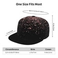 thumbnail image 6 of Fotbe Rose Gold Glitter1 Flat Bill Visor Cap Classic Snapback Hat Polyester Foam Trucker Hat Trucker Cap Adjustable Baseball Cap, 6 of 9